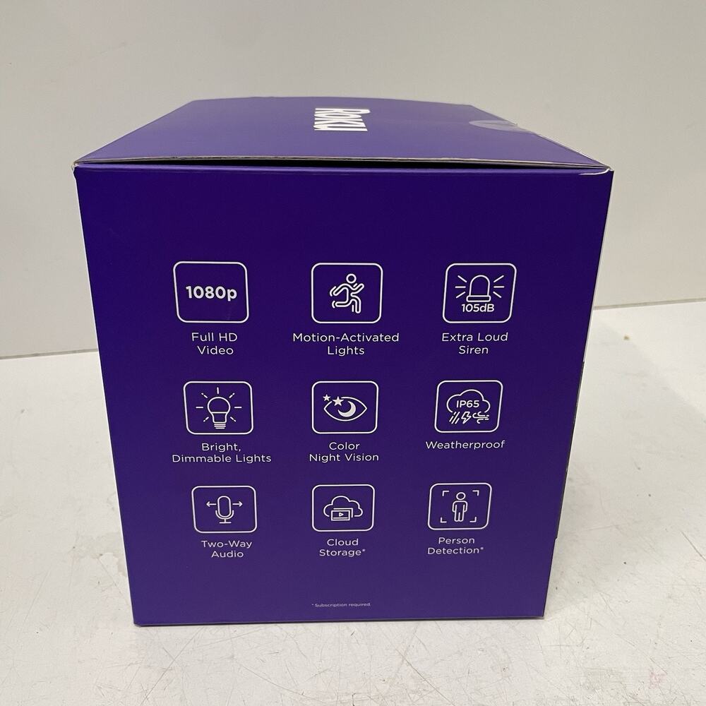 Roku Smart Home Floodlight Camera SE Wi-Fi Connected, Wired Surveillance Camera - Picture 4 of 4